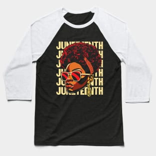 Black History Juneteenth Art for Men, Women, Girl Baseball T-Shirt